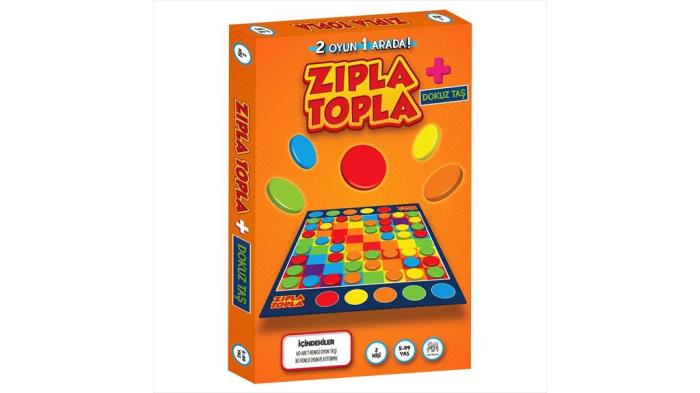 Zıpla Topla / 9 Taş ( İkili Oyun )